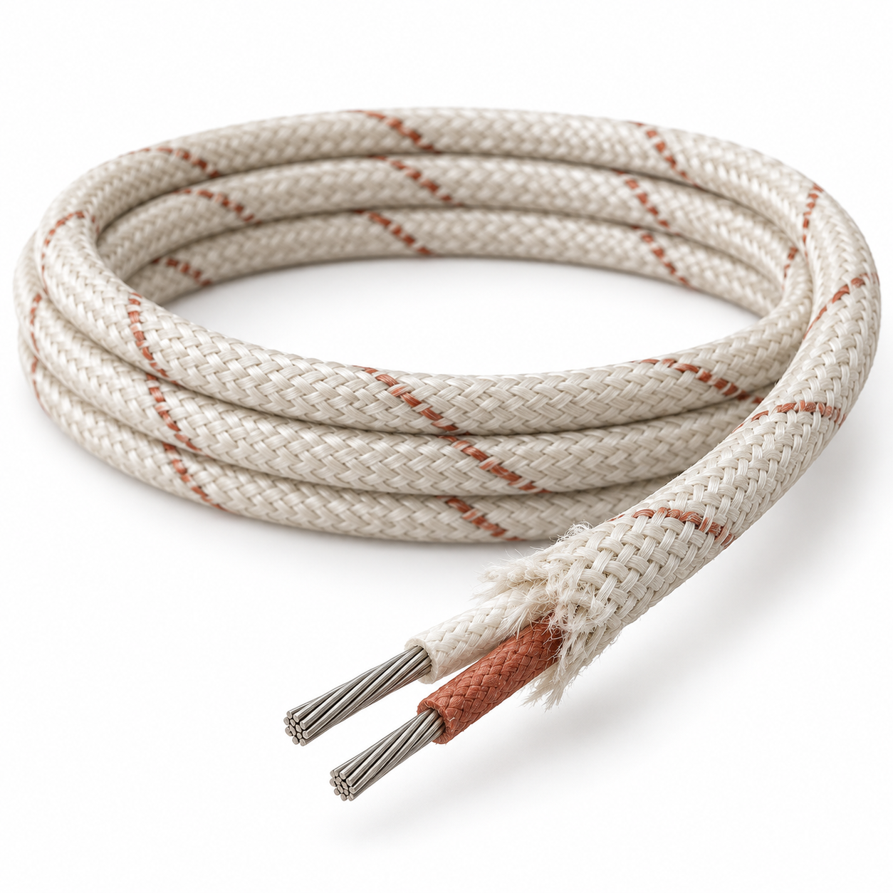 Cable de fibra de vidrio para alta temperatura
