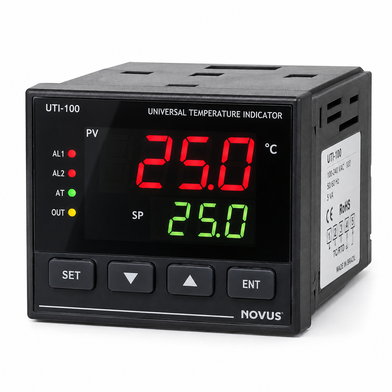 Indicador universal de temperatura con doble display