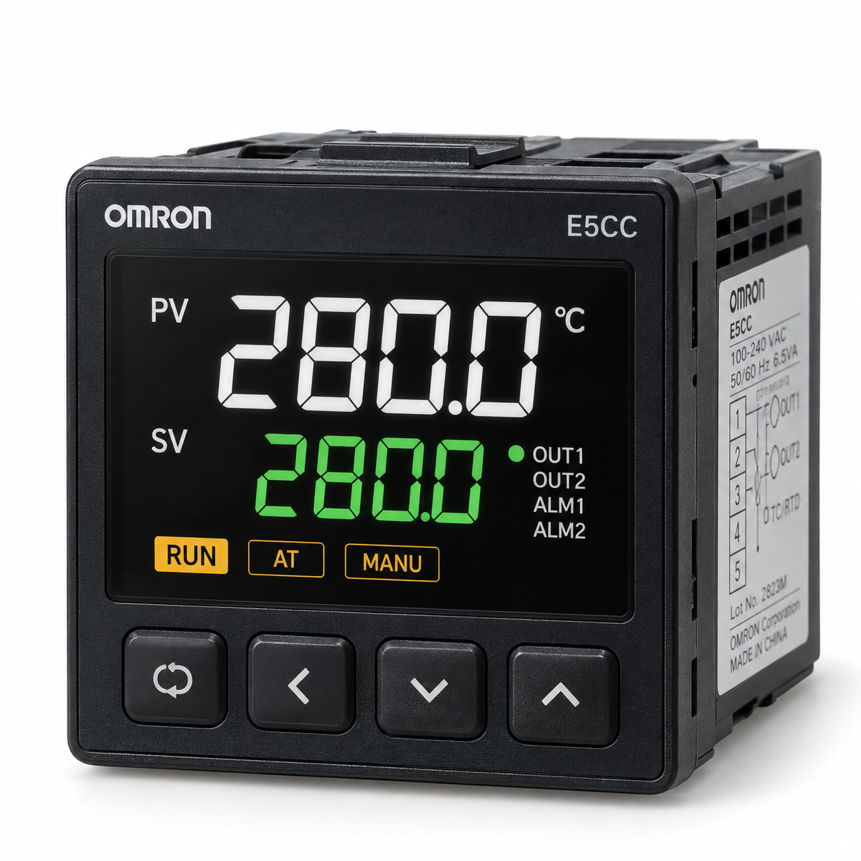 Indicador programable de temperatura con doble display