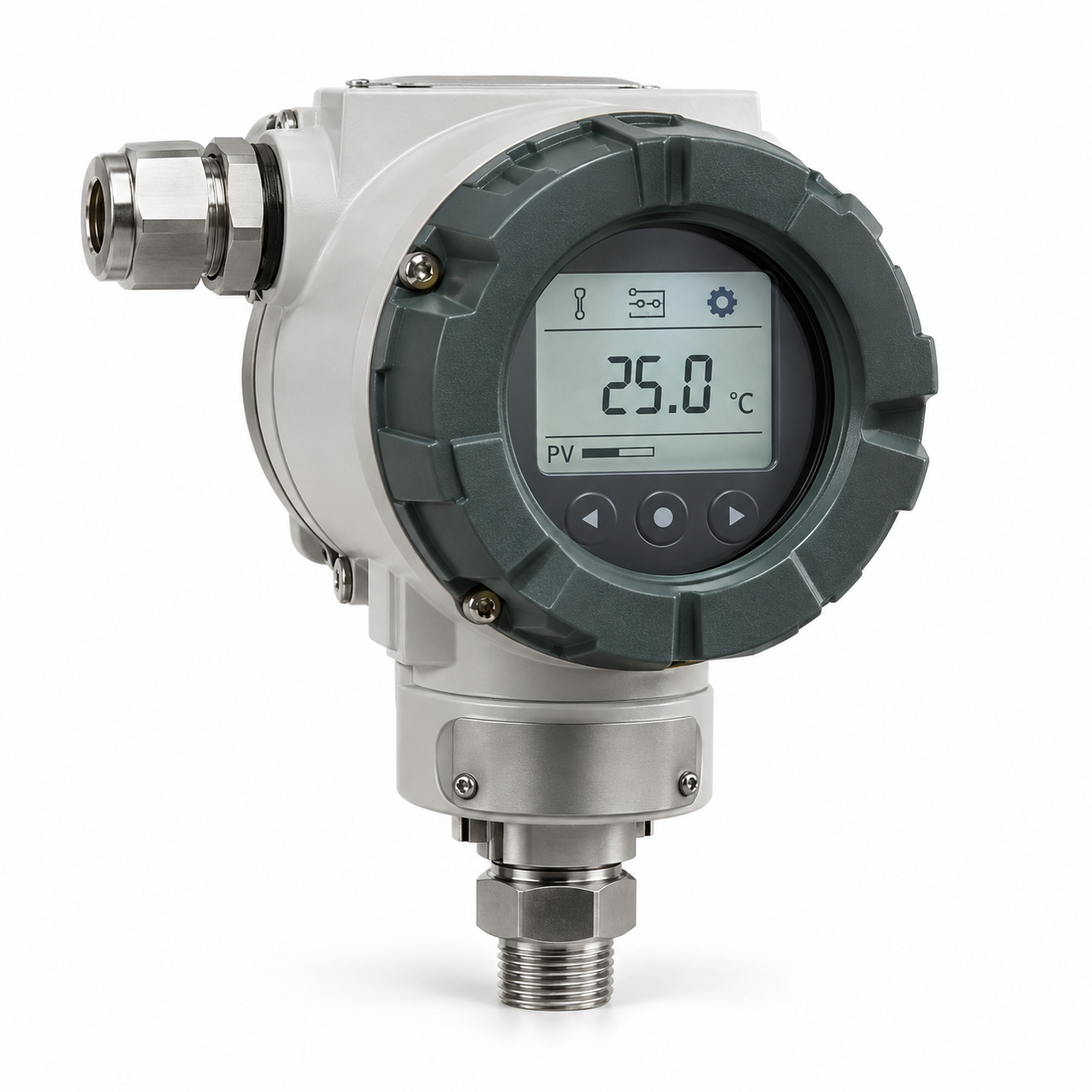 Transmisor universal de temperatura con display