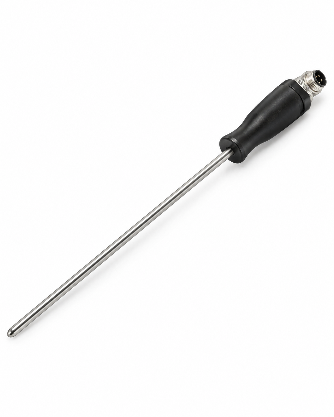Mango con conector incorporado para sonda industrial de temperatura