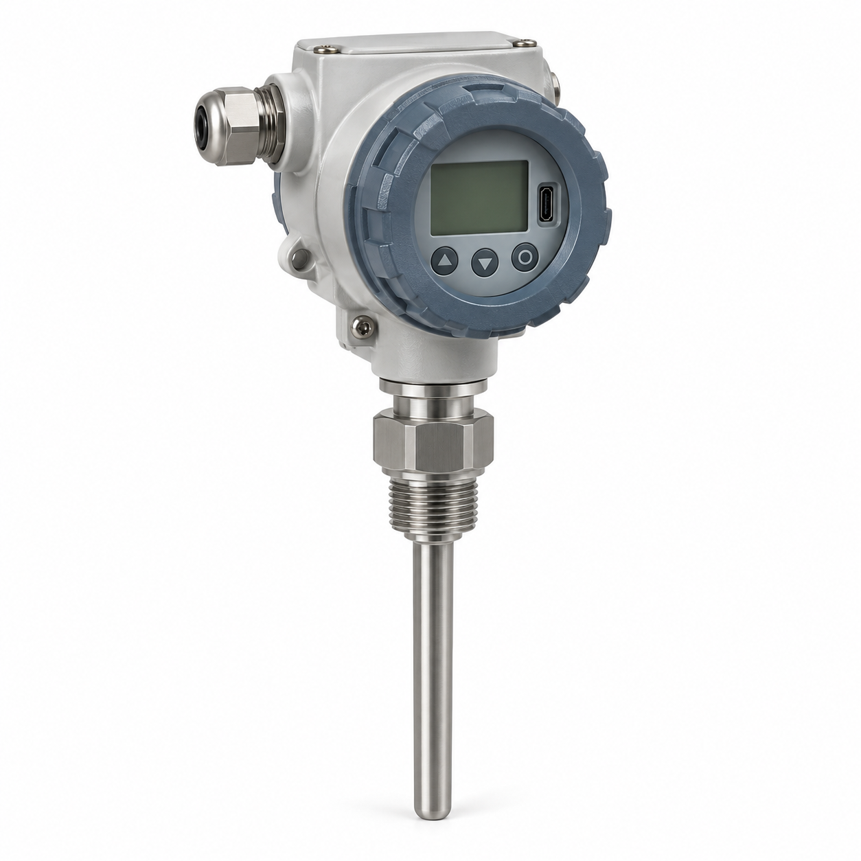 Transmisor programable de temperatura con sonda