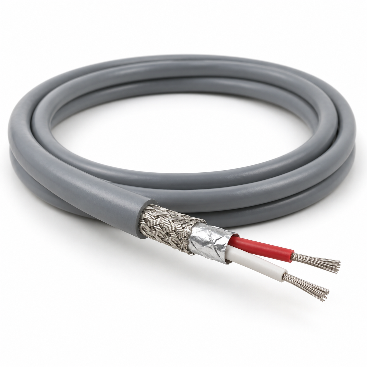 Cable apantallado para sensores de temperatura
