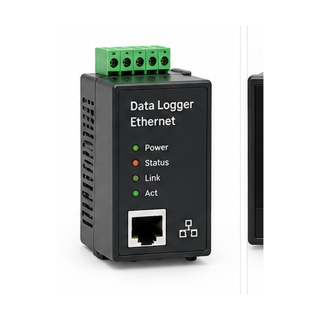 Registrador de temperatura Ethernet para red industrial