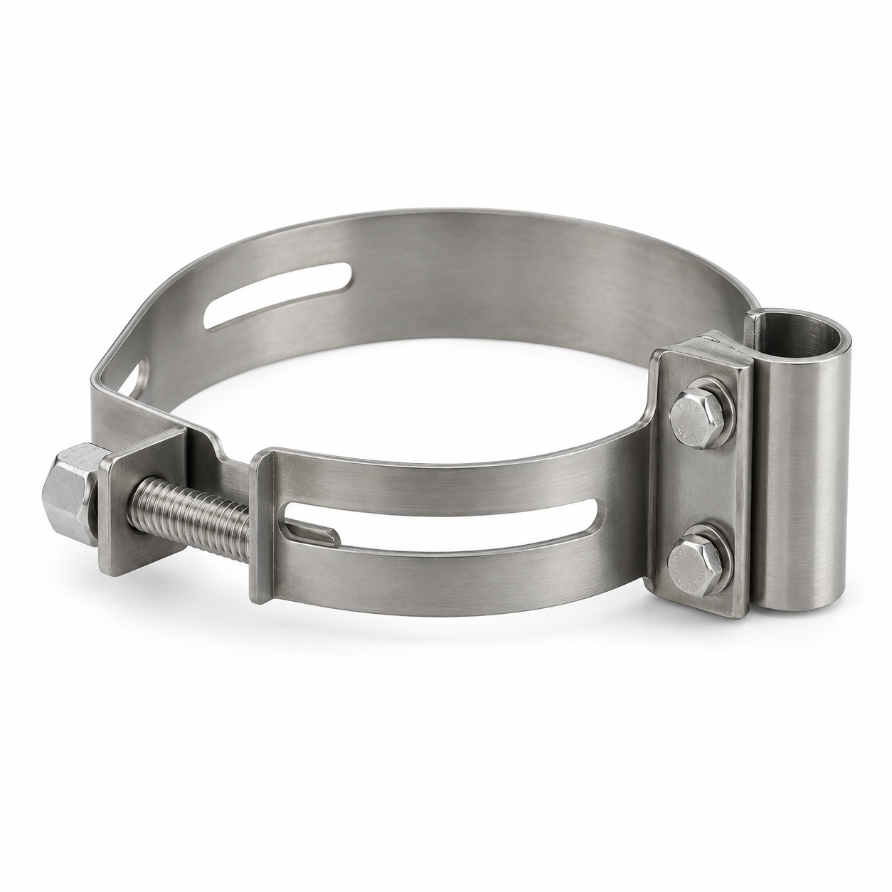 Abrazadera regulable con soporte lateral para sonda