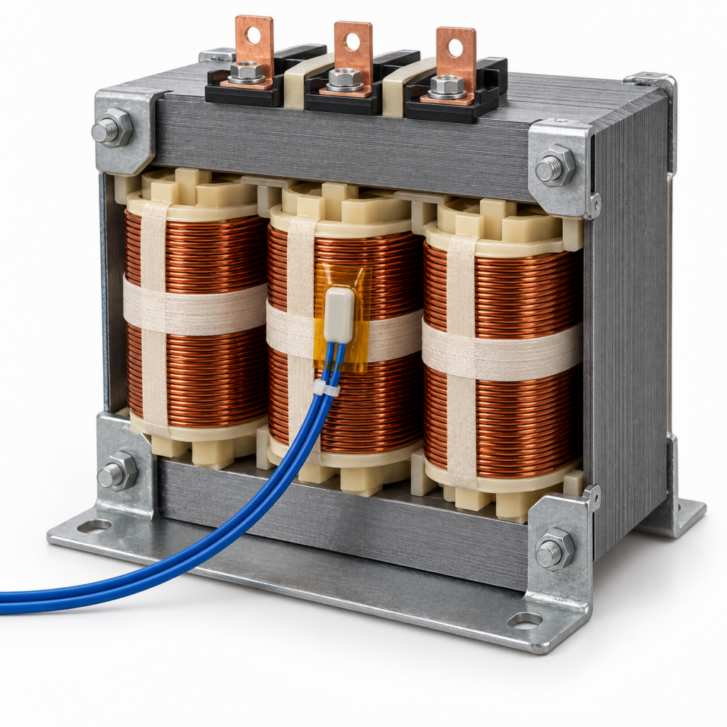 Termistor PTC para protección térmica de transformadores