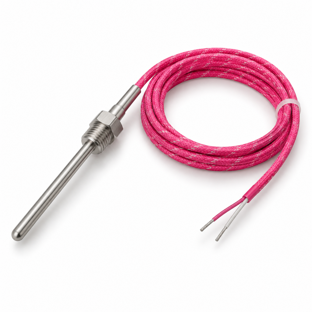 Termopar tipo N industrial con cable ros
