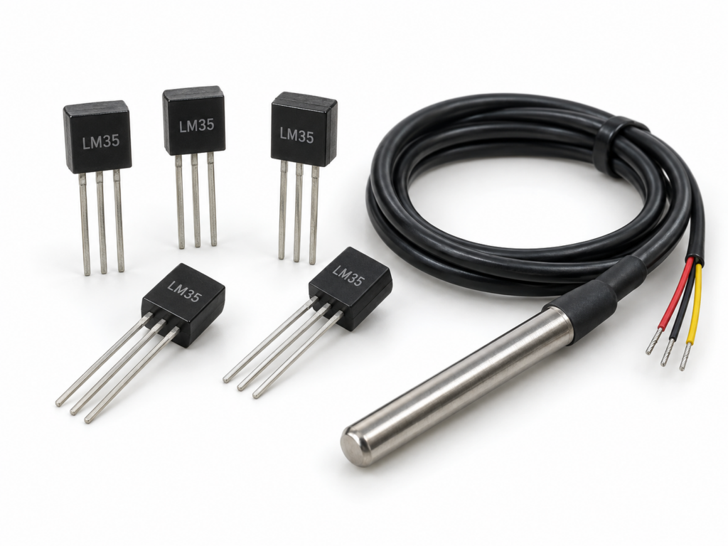 Sensor electrónico de temperatura LM35