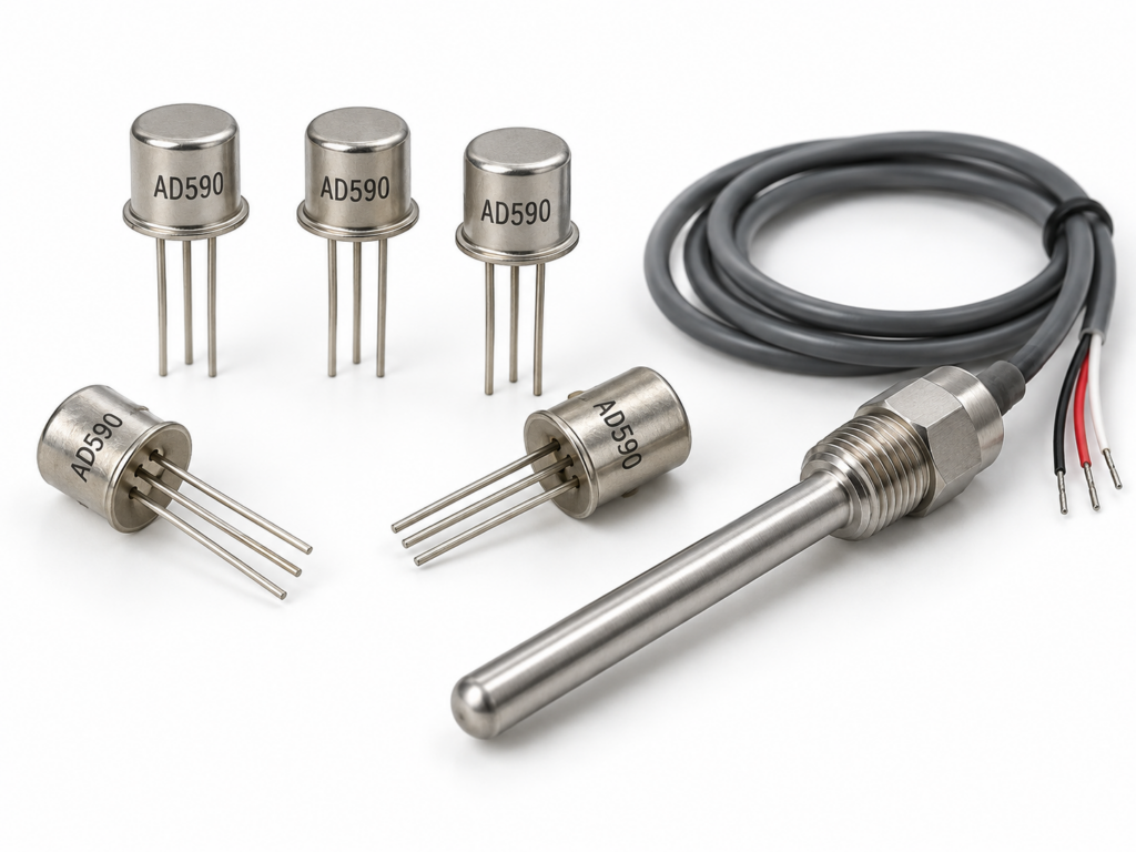Sensor electrónico de temperatura AD590