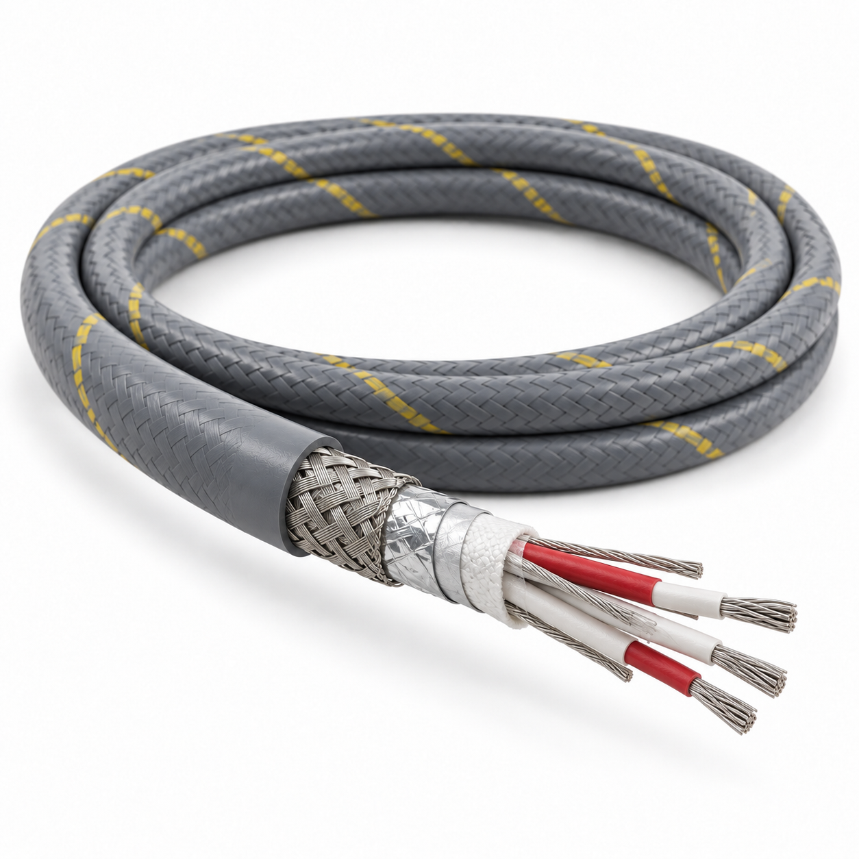 Cable especial fabricado a medida para sondas de temperatura